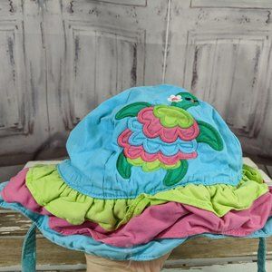 Gymboree turtle baby toddler‎ sun hat 12-24 month s